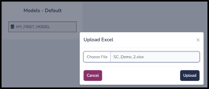 Upload Excel